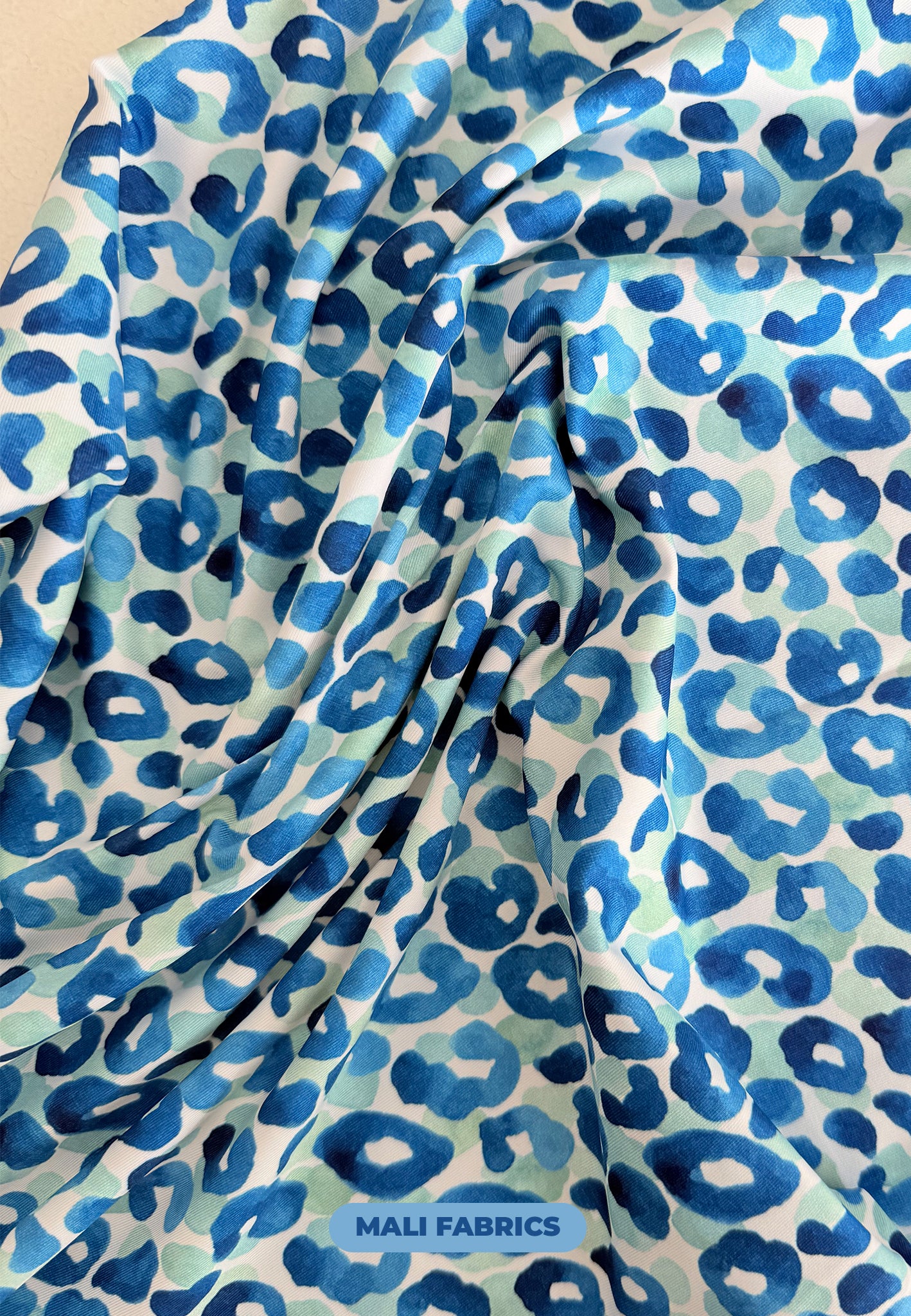 LICRA SWIMWEAR LEOPARDO AZUL M259