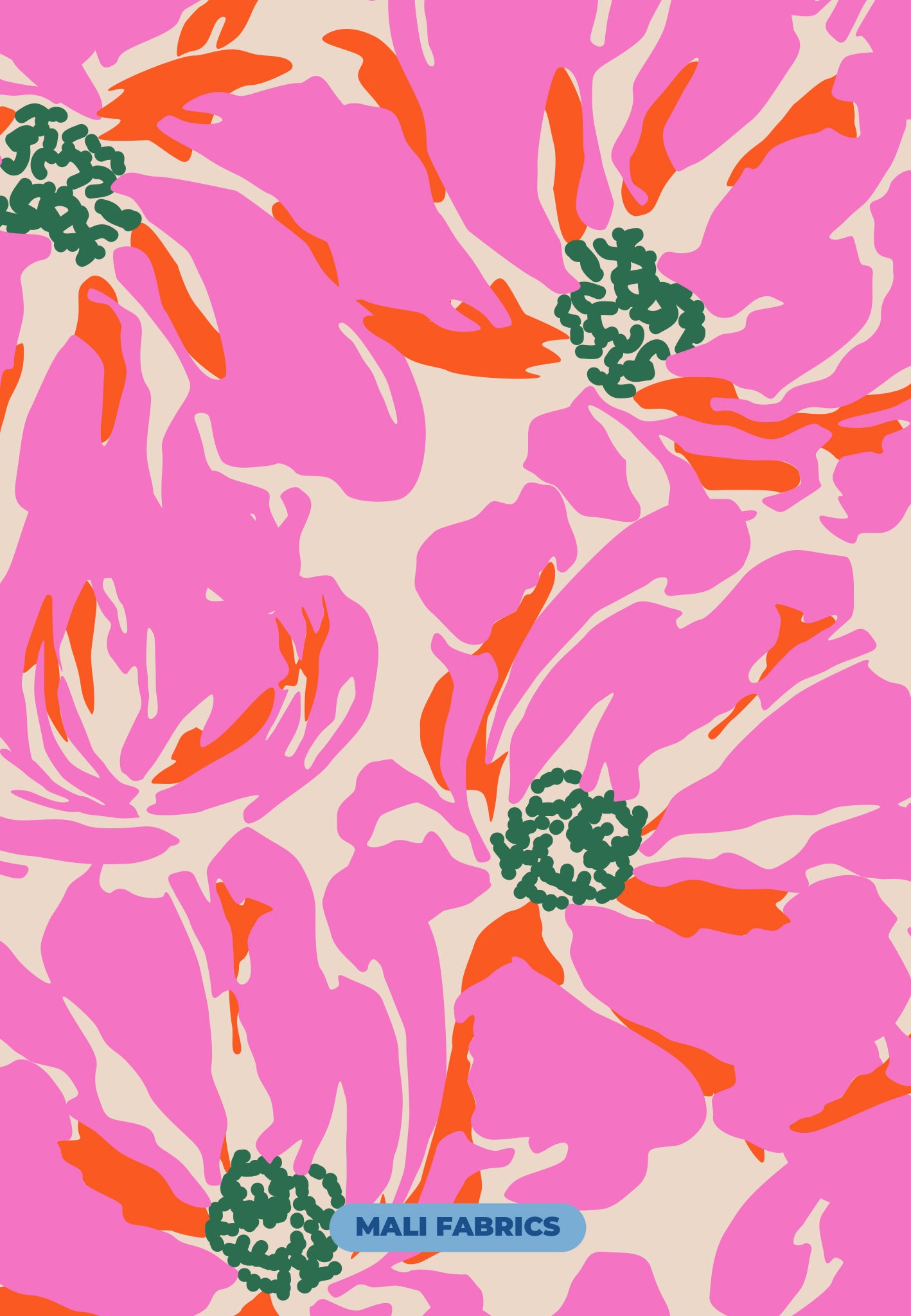 PADRÃO FLORES ABSTRATAS M573