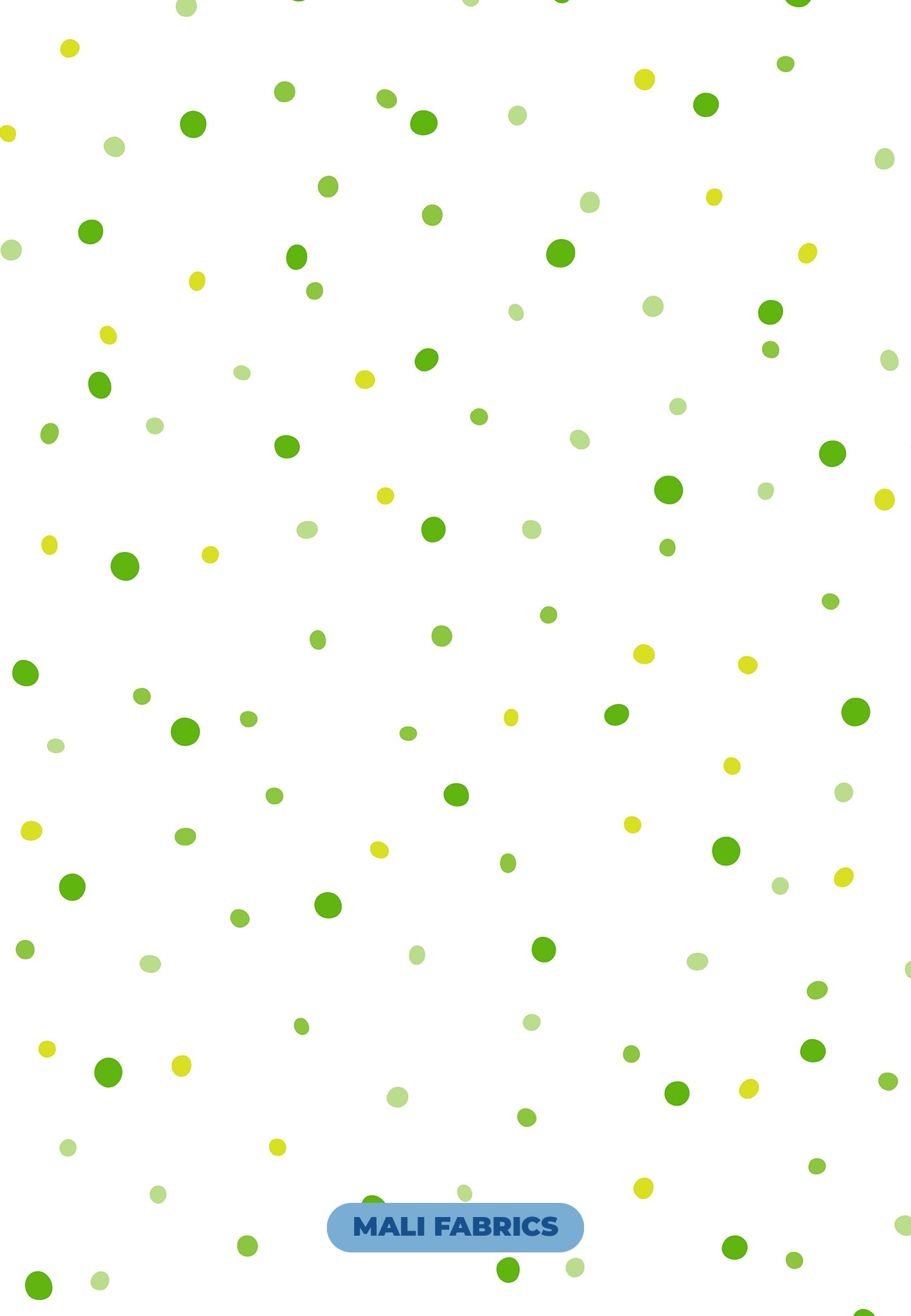 PADRÃO BOLINHAS VERDES E AMARELAS M125
