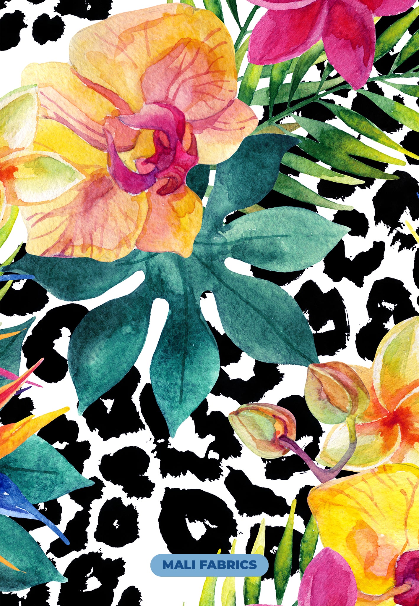 PADRÃO LEOPARDO COM FLORES M226