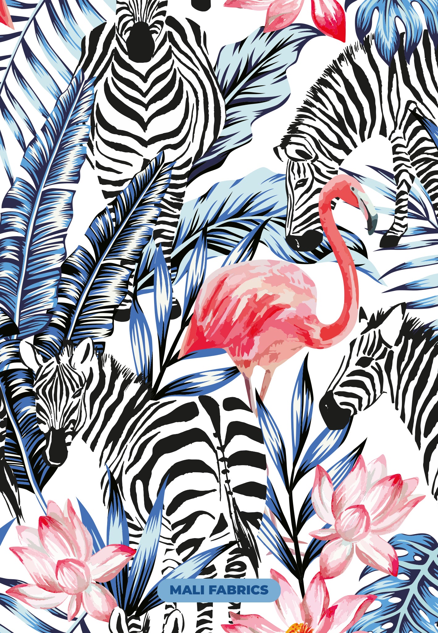 PADRÃO ZEBRAS E FLAMINGOS M258