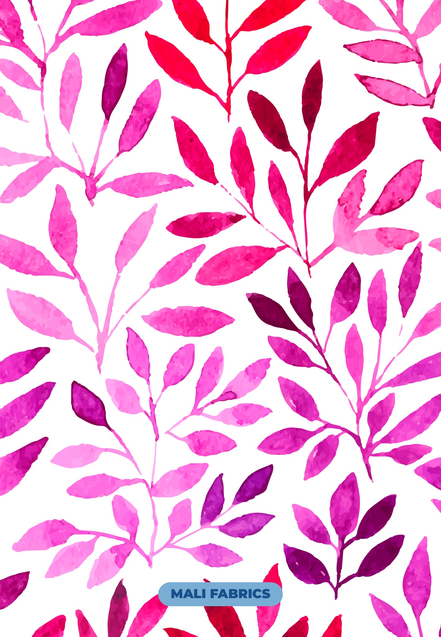 PADRÃO FOLHAS ROSA M282