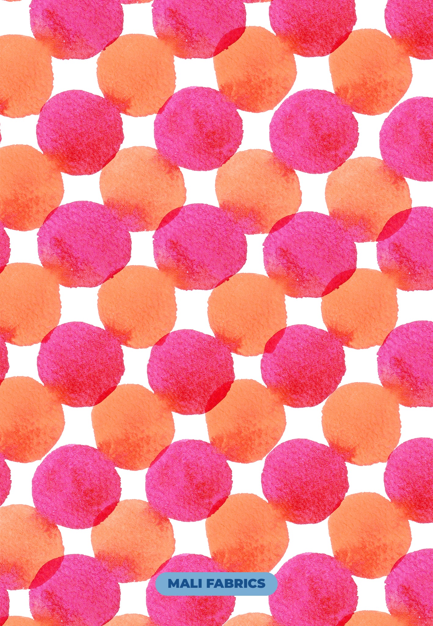 PADRÃO BOLAS ROSA E LARANJA M301