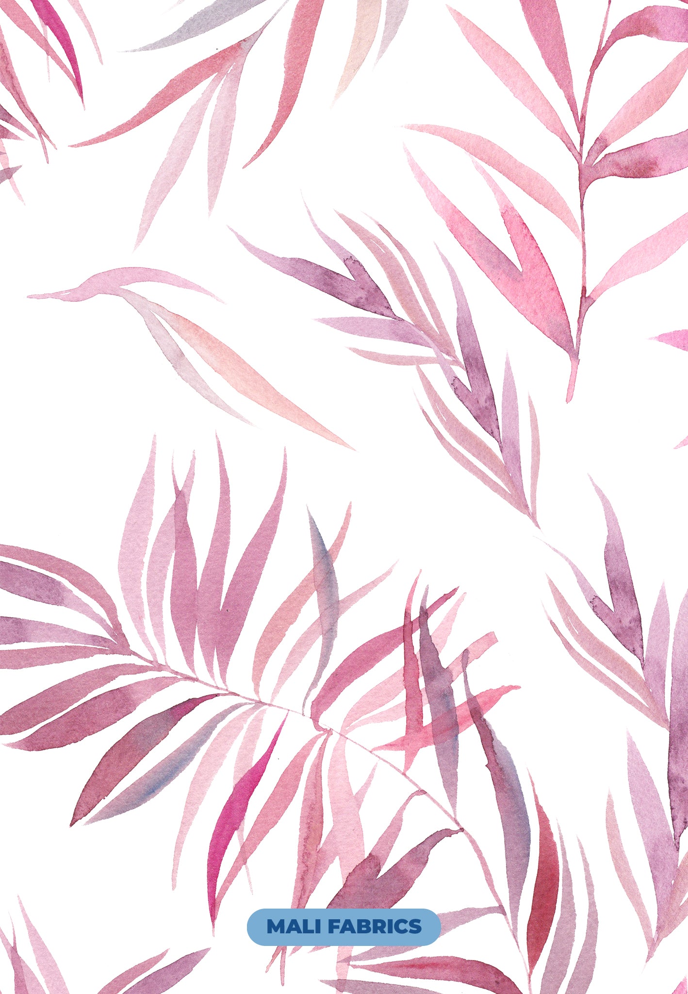 PADRÃO FOLHAS ROSA M309