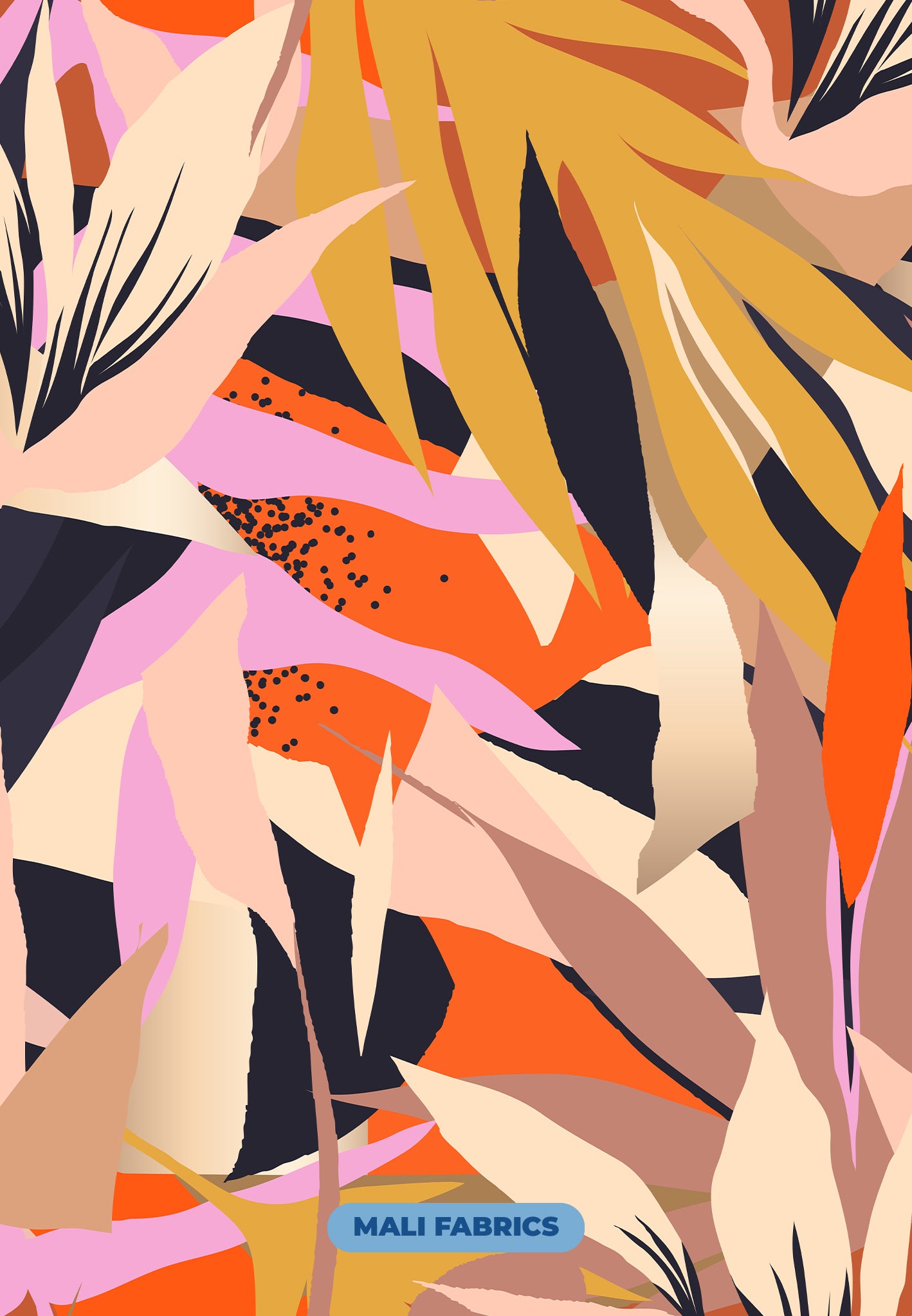 PADRÃO FOLHAS ABSTRATAS M37