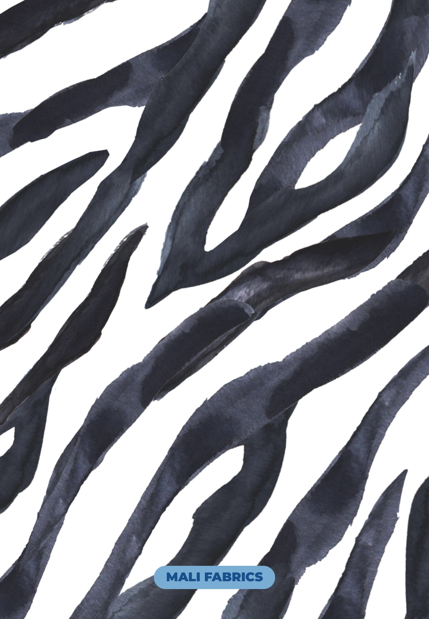 PADRÃO ZEBRA AGUARELA PRETO M430