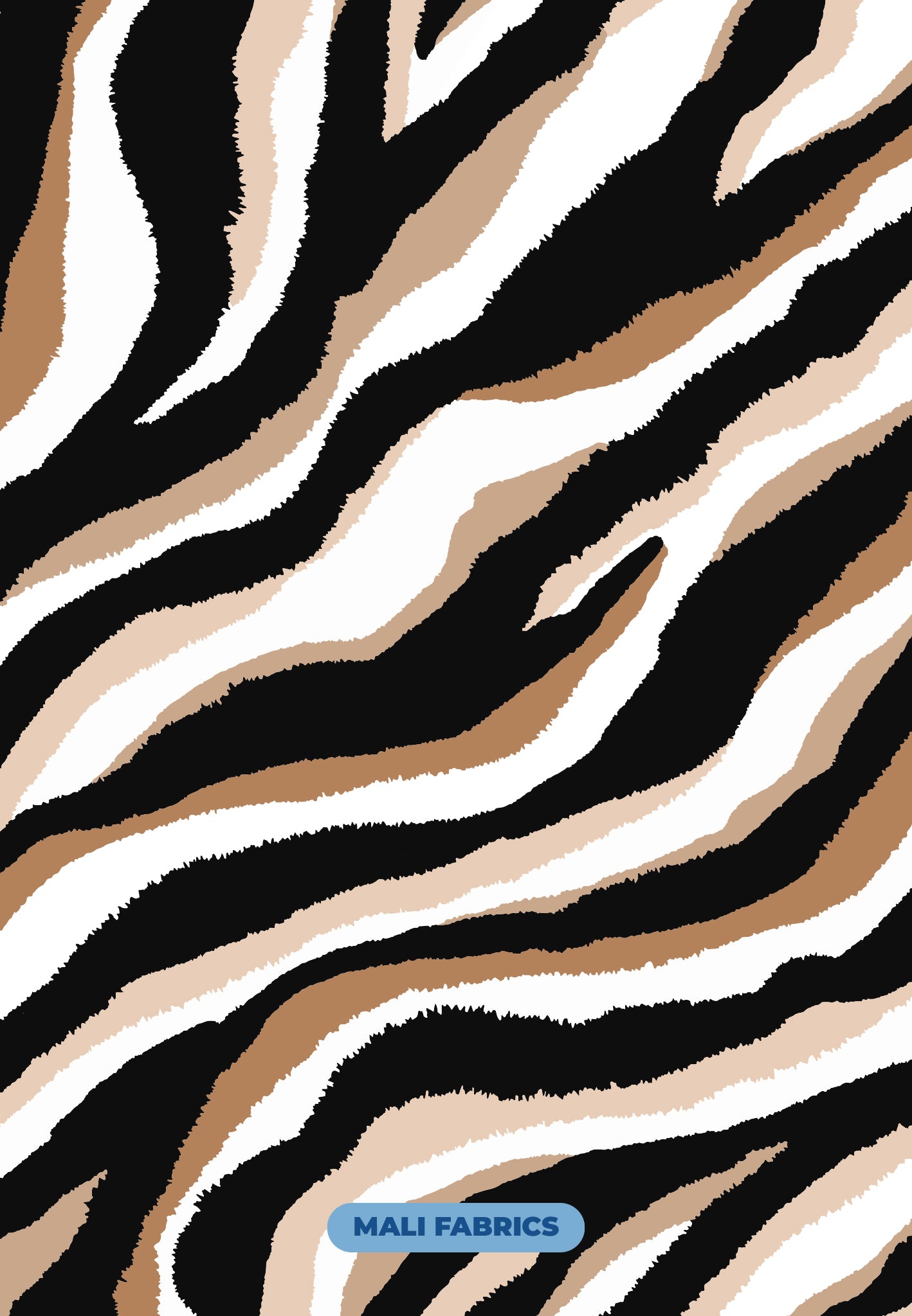 PADRÃO ZEBRA CASTANHO E PRETO M431