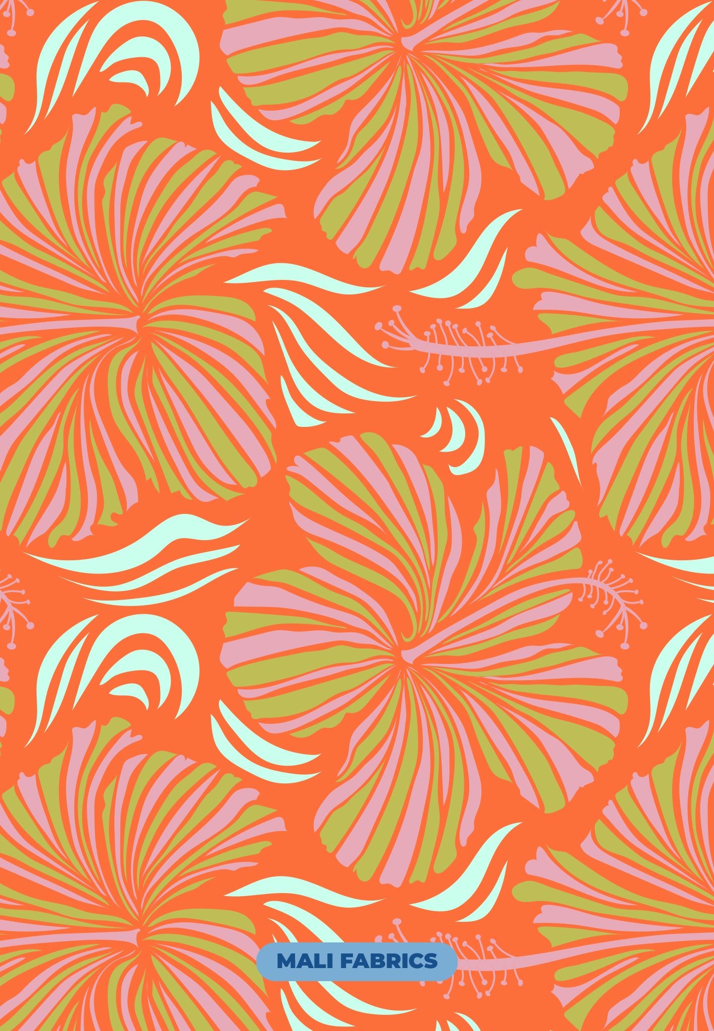 PADRÃO FLORES ABSTRATAS M524
