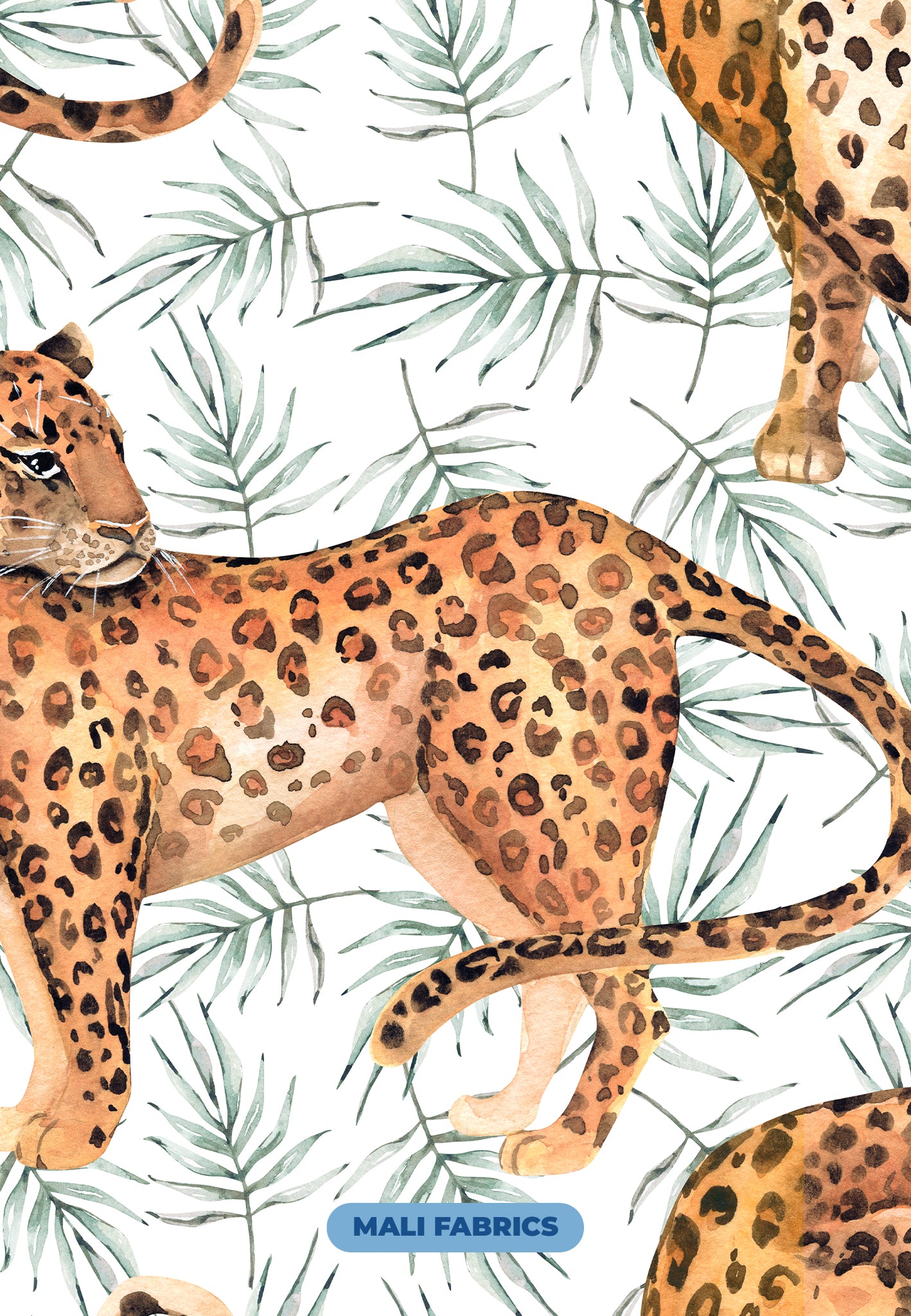PADRÃO TIGRE FUNDO FOLHAS M555