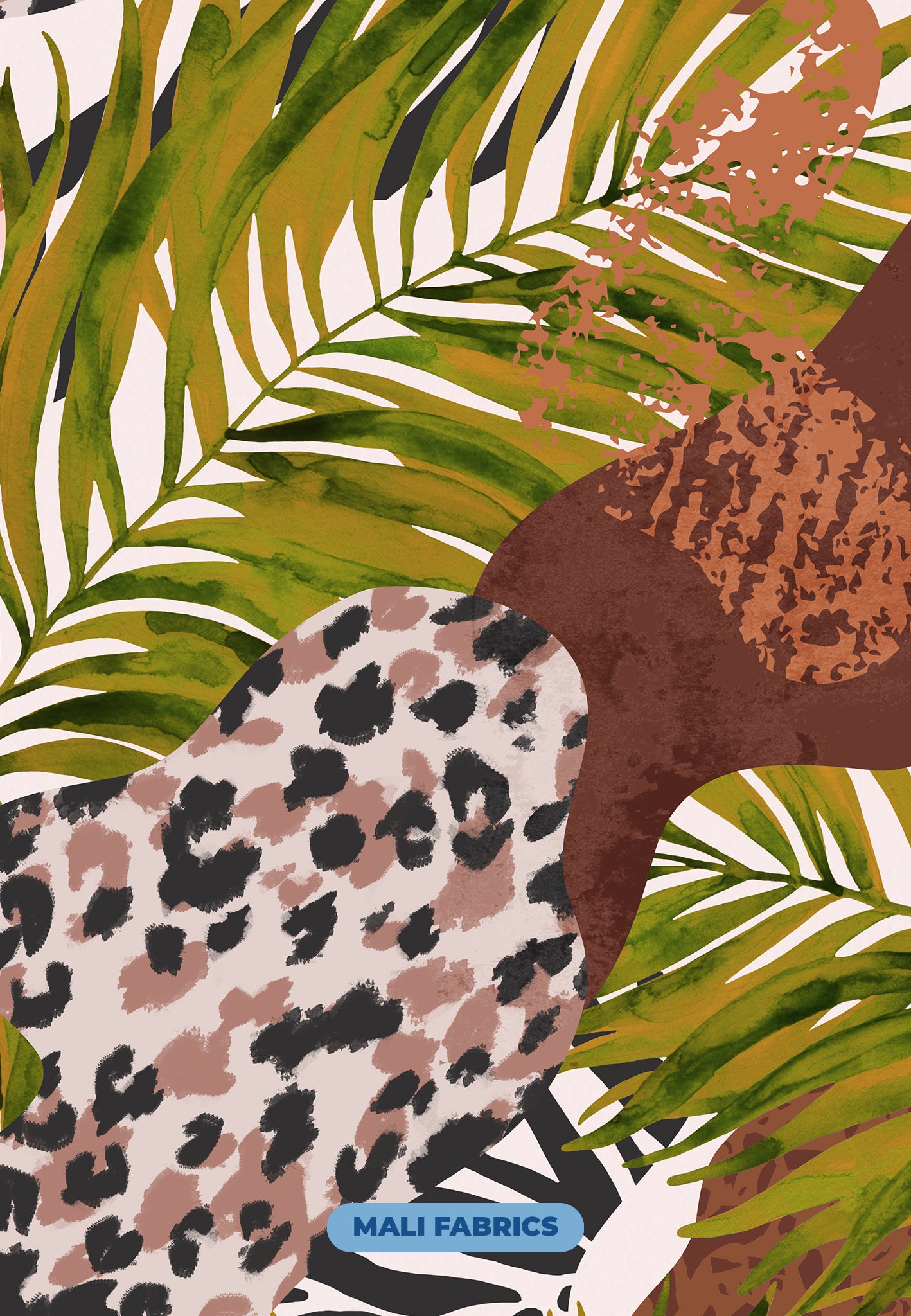 PADRÃO LEOPARDO COM FOLHAS M72