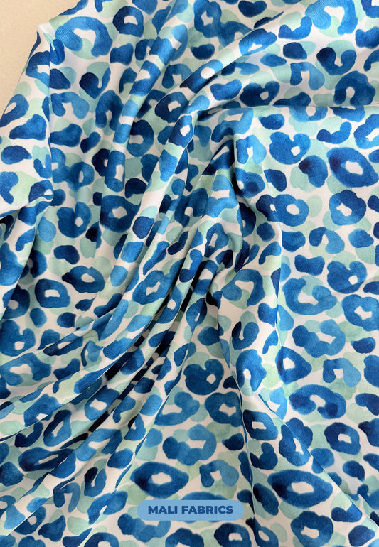 LICRA SWIMWEAR LEOPARDO AZUL M259