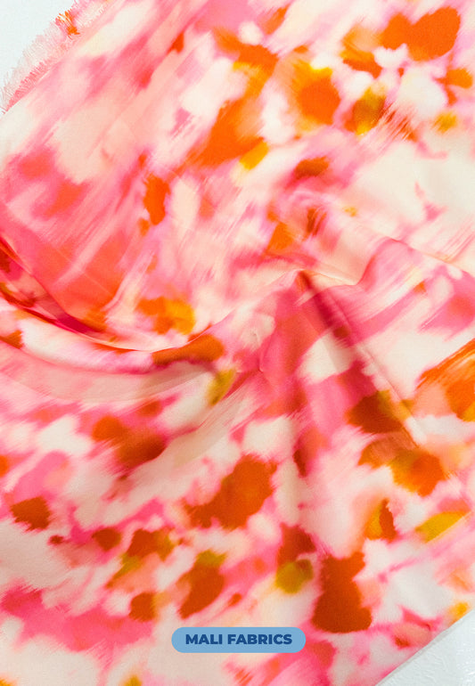 TACTEL TIE DYE LARANJA M341