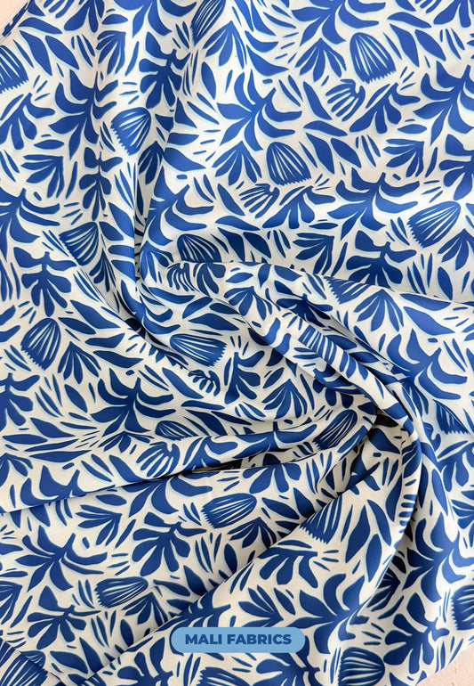 LICRA RECICLADA FOLHAS ABSTRATAS M366