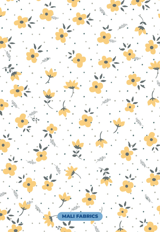 PADRÃO FLORZINHAS AMARELAS M150