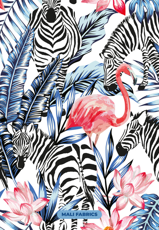 PADRÃO ZEBRAS E FLAMINGOS M258